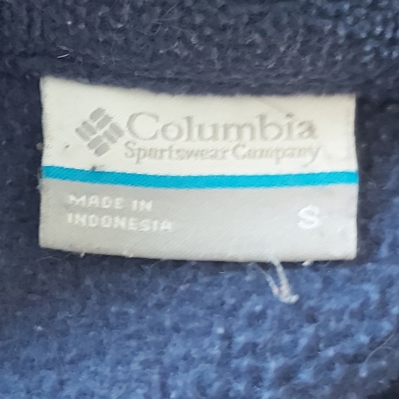 COLUMBIA | Women's Fleece Jacket Blue Size Small - Picture 9 of 10